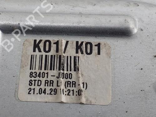 Rear left window mechanism HYUNDAI KONA (OS, OSE, OSI) 1.0 T-GDi | BP31621686C24