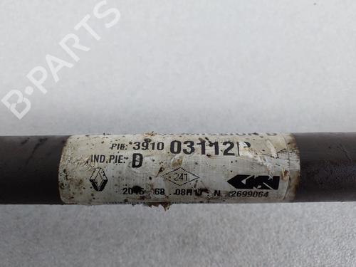 Right front driveshaft RENAULT MEGANE III Hatchback (BZ0/1_, B3_) 1.5 dCi (BZ1G, BZ1W, BZ0R) | BP31760104M39
