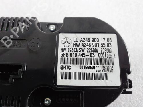 Climate control MERCEDES-BENZ A-CLASS (W176) A 180 CDI (176.000) | BP31918998I5 
