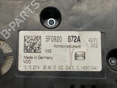 Instrument cluster SEAT LEON (5F1) 1.6 TDI | BP31974580C47