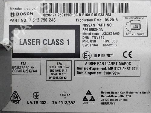 Radio NISSAN LEAF (ZE1) Electric | BP34626633E6  - Image 5