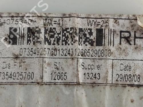 Rear right seatbelt FIAT 500 (312_) 1.3 D Multijet (312AXB1A) | BP36115367I28 - Image 5