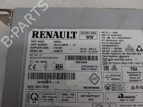 Radio RENAULT MEGANE IV Hatchback (B9A/M/N_) 1.5 dCi 110 (B9A3) | BP37639776E6 - Image 2