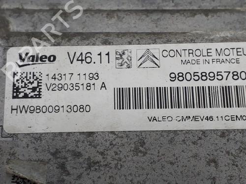 Engine control unit (ECU) CITROËN C4 CACTUS 1.2 VTi 75 / PureTech 75 | BP38200581M57 - Image 2