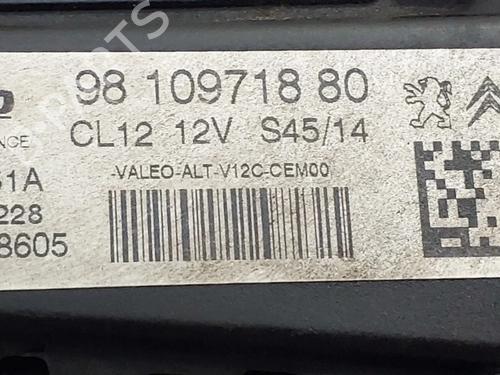 Alternator CITROËN C4 CACTUS 1.2 VTi 75 / PureTech 75 | BP38200586M7 - Image 4