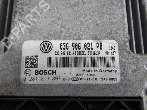 Engine control unit (ECU) VW PASSAT B6 Variant (3C5) 2.0 TDI | BP38730242M57 - Image 2