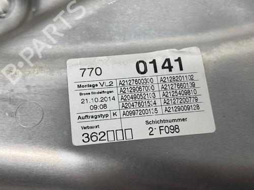 Front left window mechanism MERCEDES-BENZ E-CLASS (W212) E 220 BlueTEC 4-matic (212.011) | BP39566521C22 - Image 2