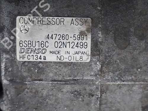 AC compressor MERCEDES-BENZ C-CLASS (W204) C 220 CDI (204.008) | BP39748519M34 - Image 3