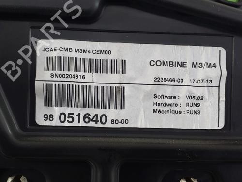 Instrument cluster CITROËN C-ELYSEE (DD_) 1.6 HDI 92 | BP40012141C47 - Image 3
