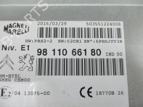 Radio PEUGEOT 2008 I (CU_) 1.6 HDi | BP16600773E6 