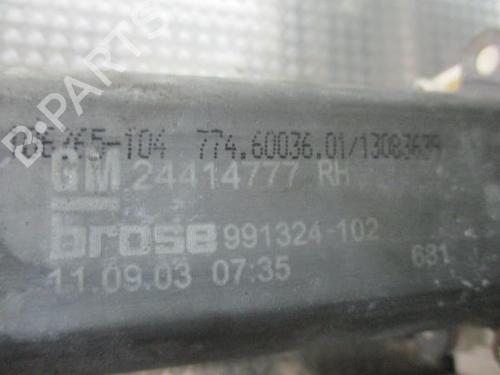 Rear right window mechanism OPEL VECTRA C GTS (Z02)  | BP16606970C25 