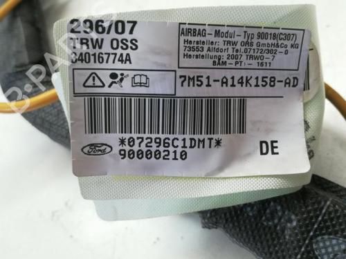 BP16611651C12 | Airbag cortina direito FORD FOCUS II (DA_, HCP, DP)  BP16611651C12