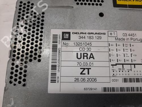 Radio OPEL ASTRA H Saloon (A04) 1.3 CDTi (L69) | BP16612540E6 
