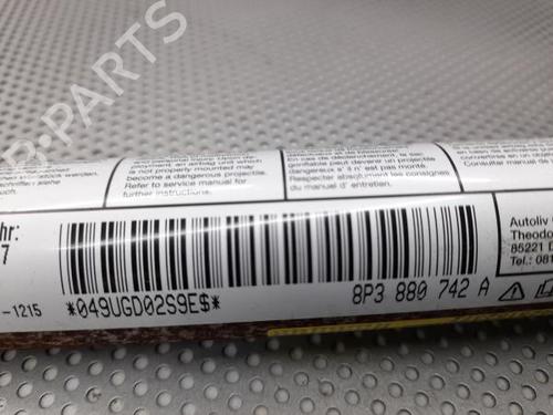 Right curtain airbag AUDI A3 (8P1) 2.0 TDI | BP16613402C12 