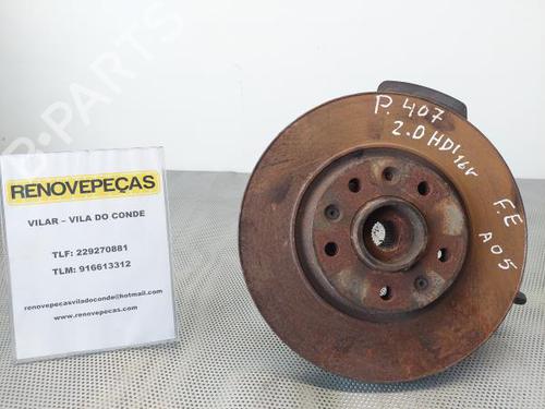 Venstre Styrespindel Lejehus PEUGEOT 407 (6D_) 2.0 HDi (6DRHLG, 6DRHLE) (126 hp) 18017265