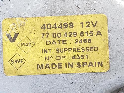 Rear wiper motor RENAULT CLIO II (BB_, CB_)  | BP18017268M102 