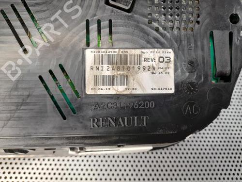 Cuadro instrumentos RENAULT MEGANE III Hatchback (BZ0/1_, B3_) 1.5 dCi | BP16622288C47 