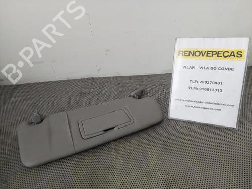 Right sun visor OPEL CORSA D (S07) 1.2 (L08, L68) (80 hp) CINZENTO