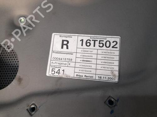 Rear right window mechanism MERCEDES-BENZ A-CLASS (W169) A 200 CDI (169.008, 169.308) | BP16624768C25 