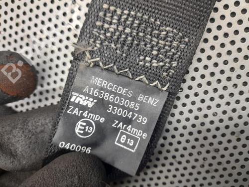 Front right seatbelt MERCEDES-BENZ M-CLASS (W163)  | BP16625443I25