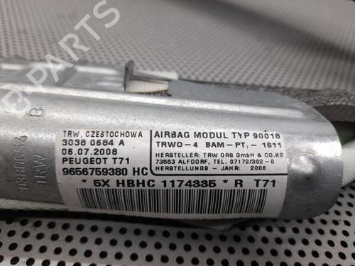 Right curtain airbag PEUGEOT 308 SW I (4E_, 4H_) 1.6 HDi | BP16625575C12 