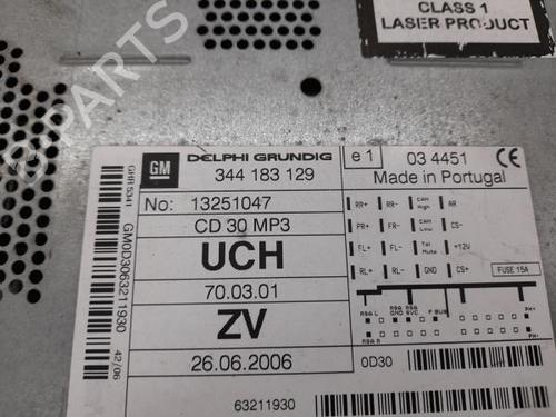 Radio OPEL ASTRA H TwinTop (A04) 1.9 CDTi (L67) | BP16628649E6 