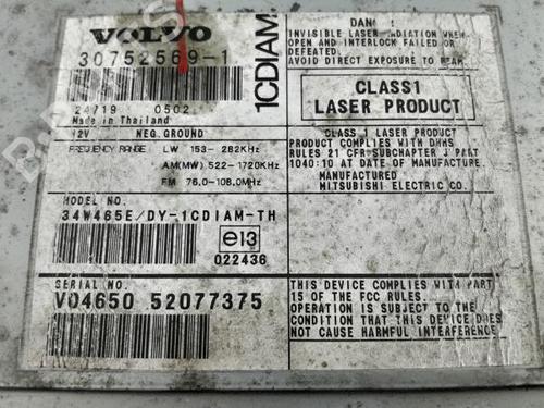 Radio VOLVO V50 (545) 2.0 CDI | BP25852965E6 
