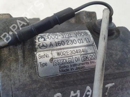 Kompresor / Sprężarka klimatyzacji A/C SMART FORTWO Coupe (450) 0.8 CDI (450.300, 450.301, 450.302, 450.303, 450.306) | BP16609237M34