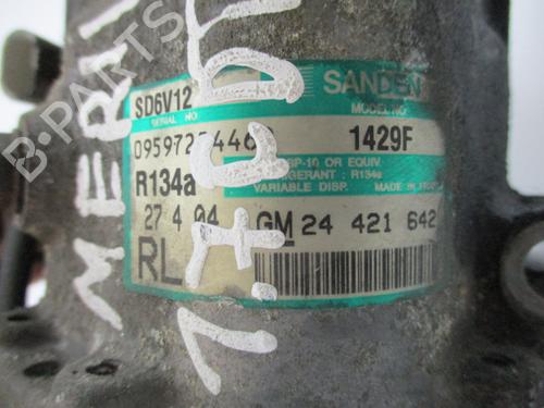 Kompresor / Sprężarka klimatyzacji A/C OPEL MERIVA A MPV (X03)  | BP16594834M34 