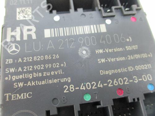 Elektronisk modul MERCEDES-BENZ E-CLASS (W212)  | BP16595252M83