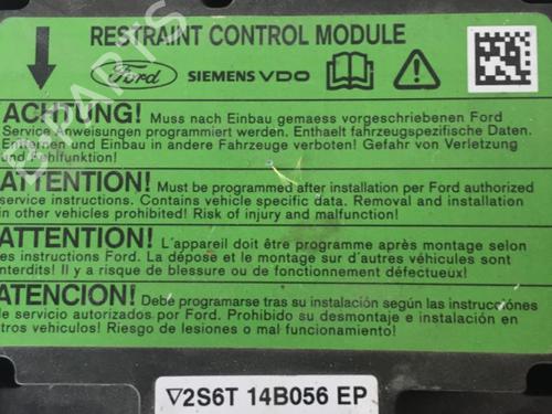 Sterownik / Moduł Airbag FORD FIESTA V (JH_, JD_)  | BP16599299M53 