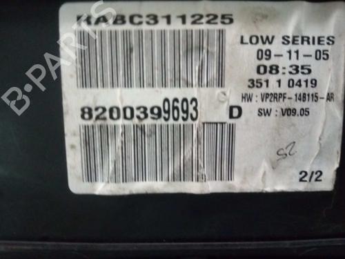 Instrument cluster RENAULT MEGANE II (BM0/1_, CM0/1_) | BP16593374C47