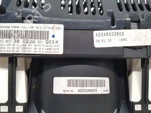 Instrument cluster MERCEDES-BENZ C-CLASS (W204) C 220 CDI (204.002) | BP16595722C47 