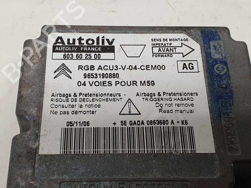 ECU airbags CITROËN BERLINGO / BERLINGO FIRST Box Body/MPV (M_)  | BP16614605M53 