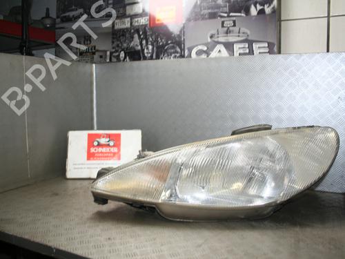 Used Left headlight PEUGEOT 206 Hatchback (2A/C) 1.1 (54 hp) 15223794