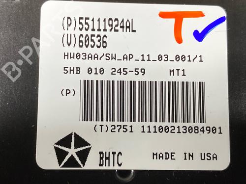 Climate control JEEP GRAND CHEROKEE IV (WK, WK2) 3.0 CRD V6 4x4 | BP32445939I5 