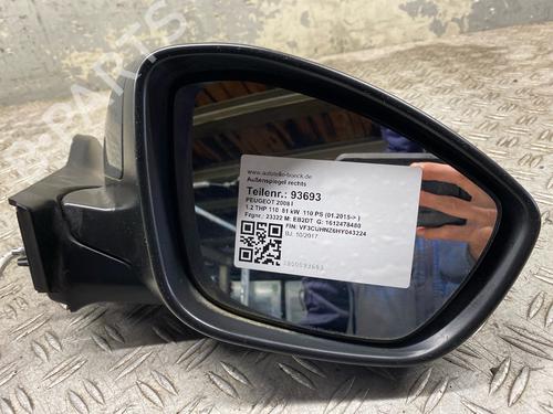 Used Right mirror Right mirror PEUGEOT 2008 I (CU_) 1.2 THP 110 / PureTech 110 (110 hp) 33690524 33690524