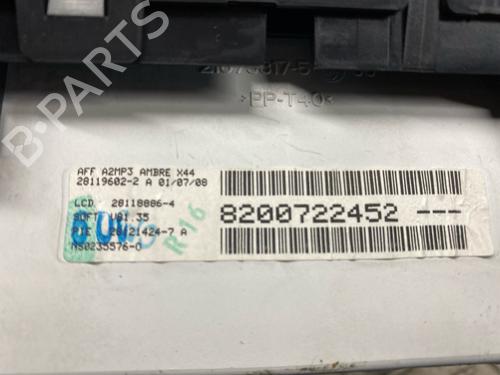 Instrument cluster RENAULT TWINGO II (CN0_) 1.2 16V (CN0K, CN0V, CN0A) | BP28075776C47 