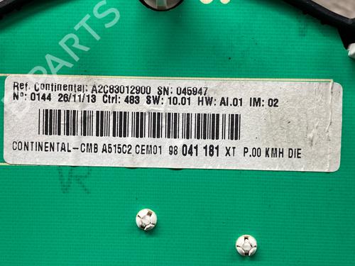 Instrument cluster CITROËN C3 II (SC_) 1.4 HDi 70 (SC8HZC, SC8HR0, SC8HP4) | BP39378792C47 - Image 9