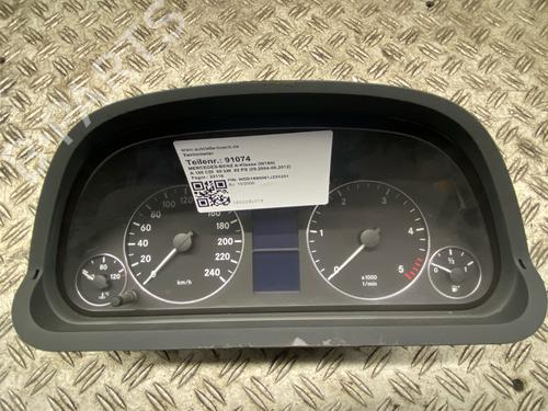 Used Instrument cluster MERCEDES-BENZ A-CLASS (W169) A 160 CDI (169.006, 169.306) (82 hp) 30398402