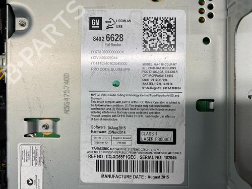 Radio OPEL CASCADA (W13) 1.6 SIDI (67) | BP37420761E6 - Image 7