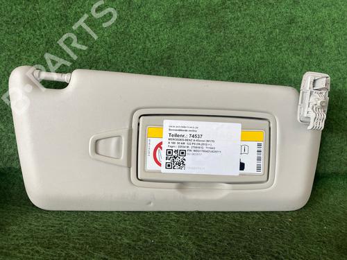 Used Right sun visor MERCEDES-BENZ A-CLASS (W176) A 180 (176.042) (122 hp) 17329876