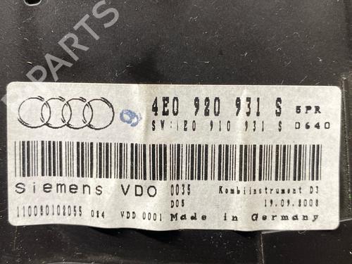 Instrument cluster AUDI A8 D3 (4E2, 4E8) 4.2 TDI quattro | BP29917894C47