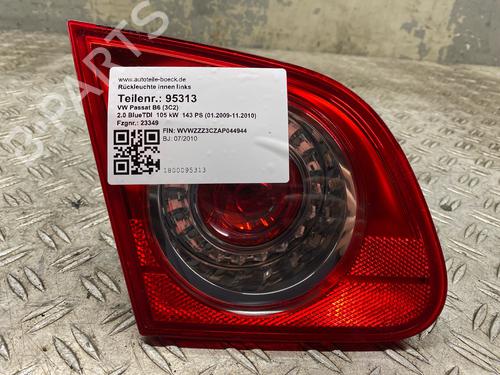 Used Left tailgate light Left tailgate light VW PASSAT B6 (3C2) 2.0 BlueTDI (143 hp) 36433384 36433384