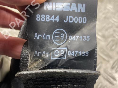 Rear right seatbelt NISSAN QASHQAI / QASHQAI +2 I (J10, NJ10, JJ10E) 1.6 dCi All-wheel Drive | BP25754925I28 