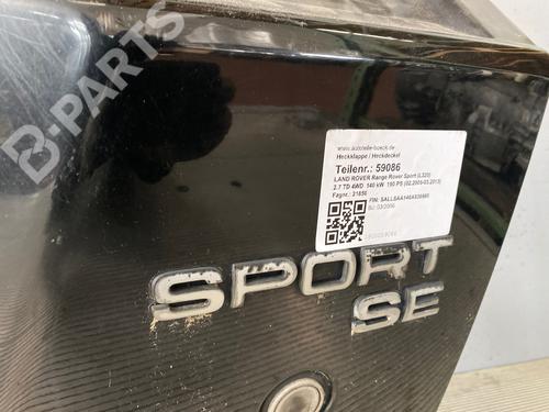 Tailgate LAND ROVER RANGE ROVER SPORT I (L320) 2.7 D 4x4 | BP10512622C6 