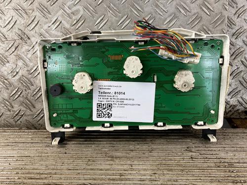 Instrument cluster NISSAN NOTE (E11, NE11) 1.4 | BP21192521C47 