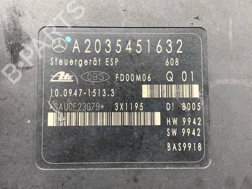 ABS pump MERCEDES-BENZ C-CLASS (W203) C 200 Kompressor (203.045) | BP31805393M43 