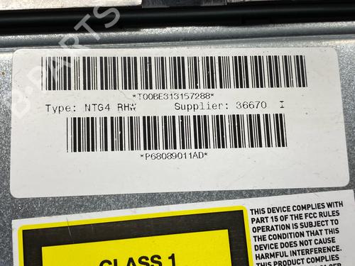 Radio JEEP GRAND CHEROKEE IV (WK, WK2) 3.0 CRD V6 4x4 | BP32445934E6