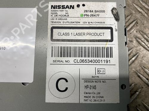 Radio NISSAN PRIMERA Hatchback (P12) 2.0 | BP28058160E6 